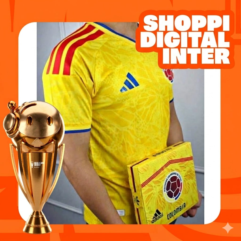 Combo Camiseta Colombia Bordada + Caja