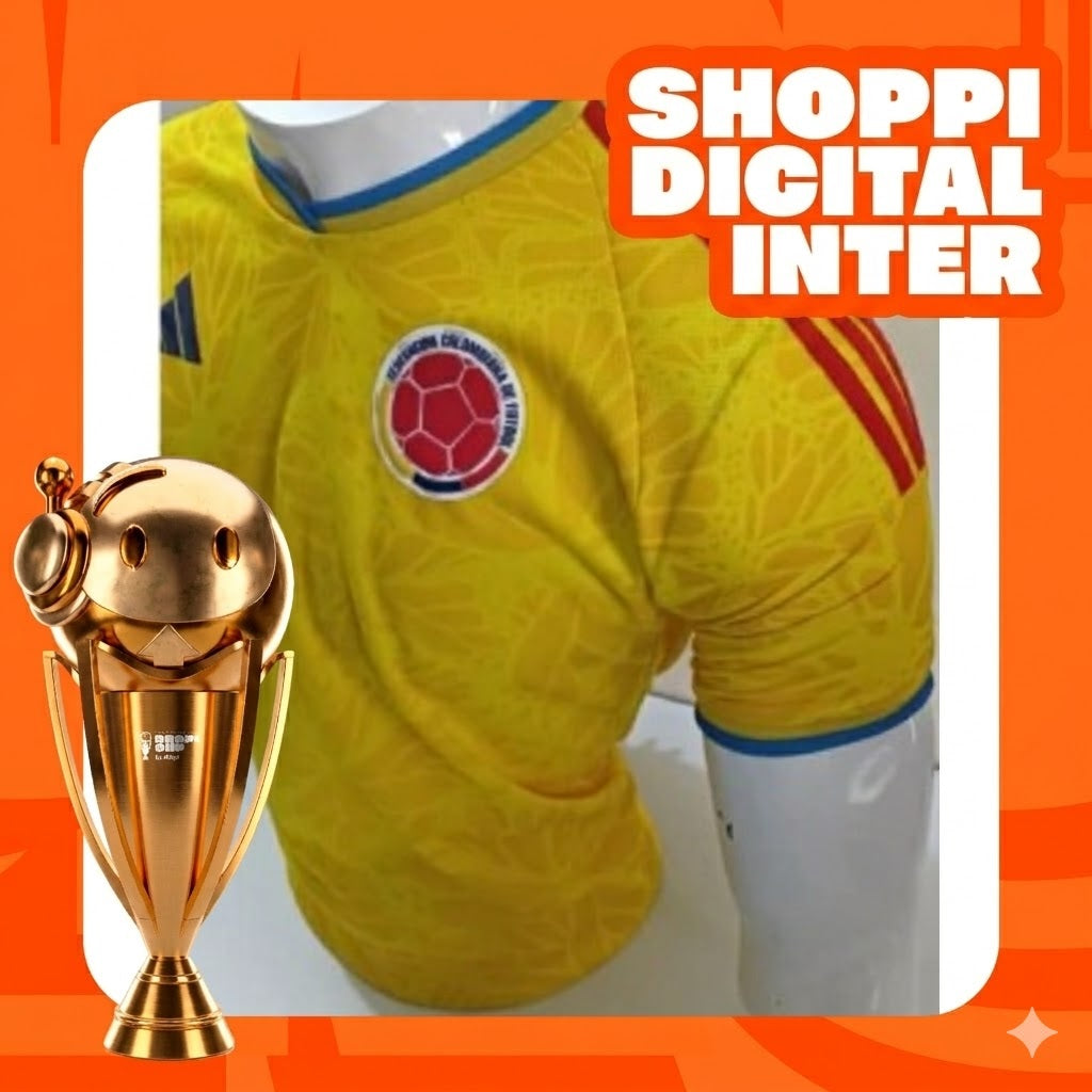 Combo Camiseta Colombia Bordada + Caja
